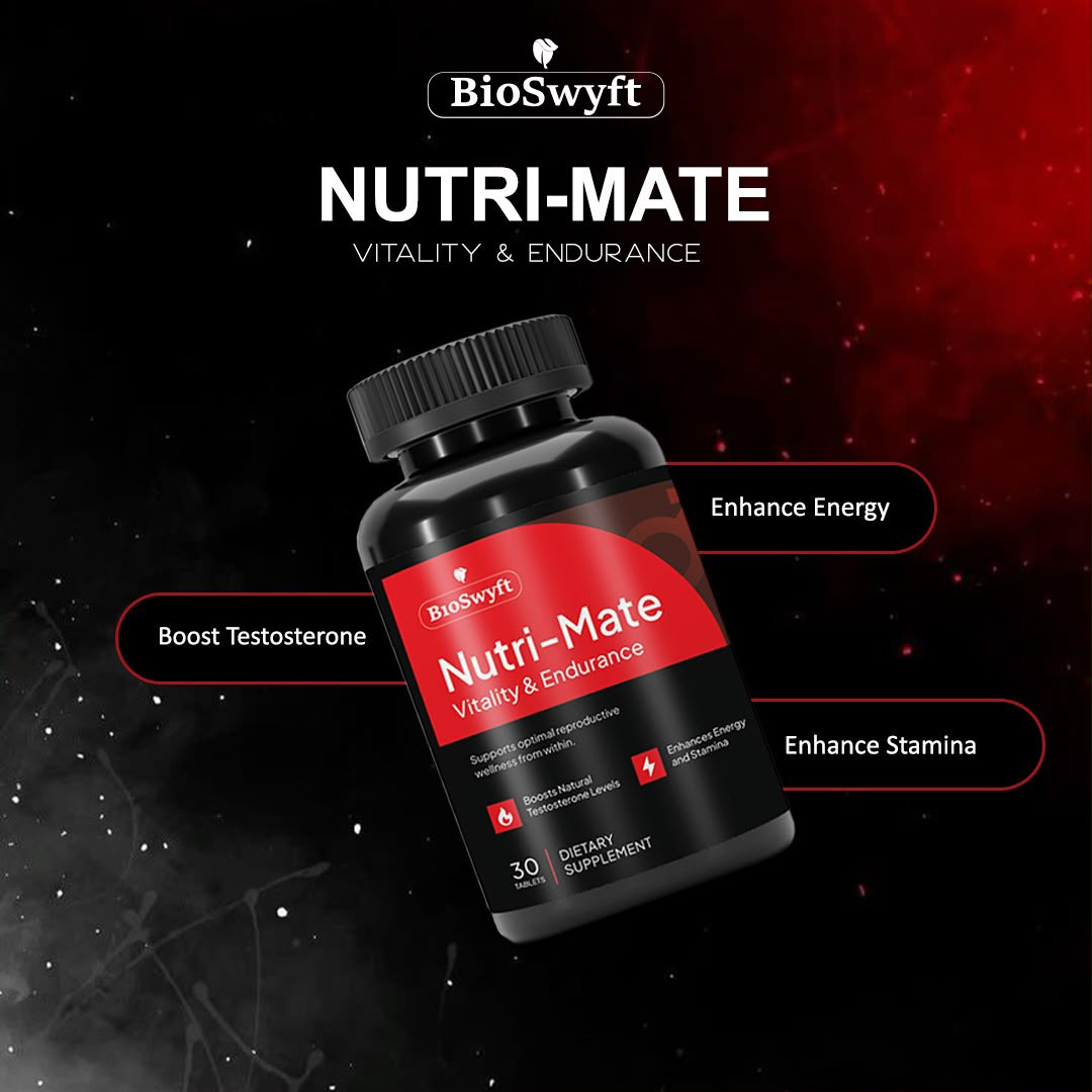 Nutri-Mate: Natural Vitality & Endurance Booster | 30 Premium Tablets
