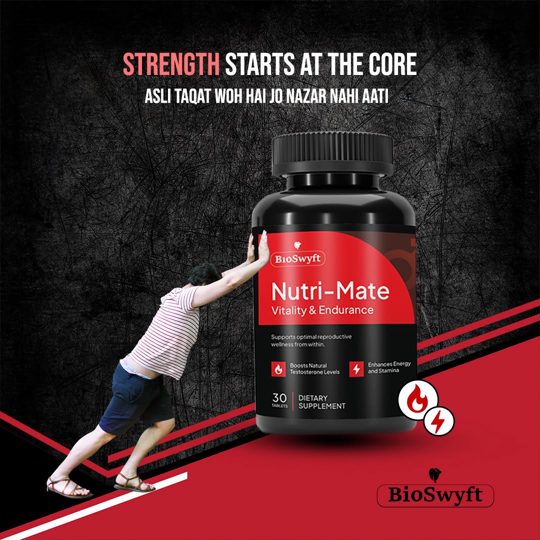 Nutri-Mate: Natural Vitality & Endurance Booster | 30 Premium Tablets